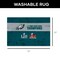 NFL Philadelphia Eagles 2025 Super Bowl LIX Multi Champ Tradition Washable Rug 20X32 Inches